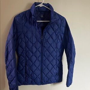 32 Degrees Women's Navy Quilted Puffer Jacket